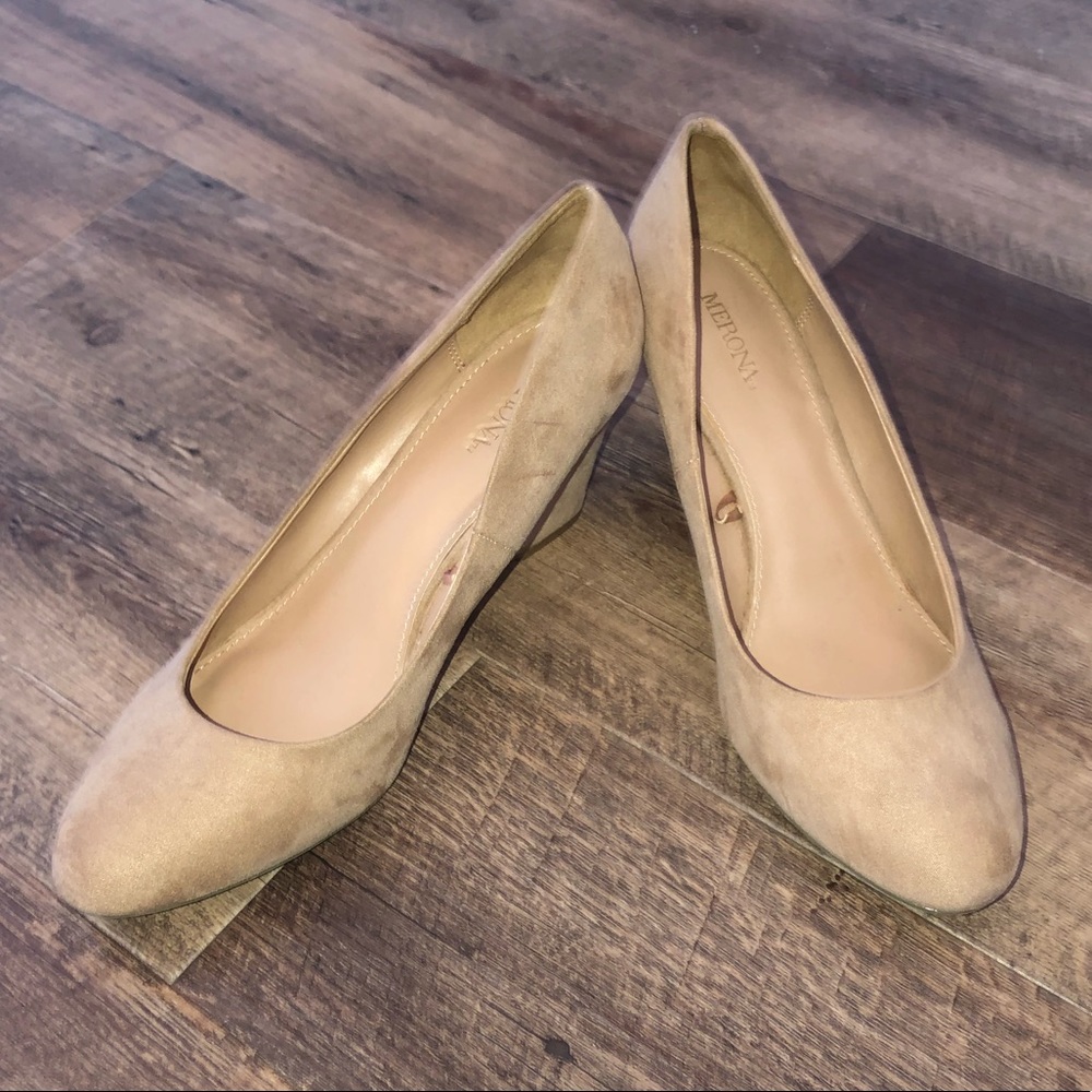 Tan Cream Heeled Shoe from TargetNEVER WORN